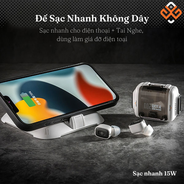 Tai nghe Bluetooth không dây Mecha - Invasion INVA - Q