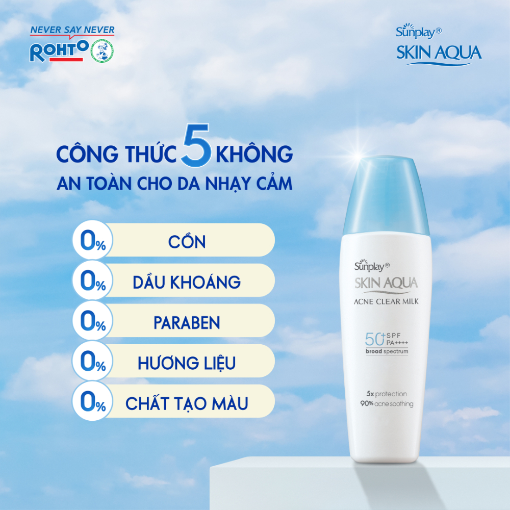 Kem Chống Nắng Dưỡng Da Ngừa Mụn Sunplay Sin Aqua SPF50 25g