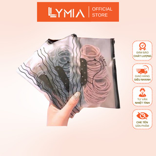 Set 100 chun buộc tóc trộn màu lymia