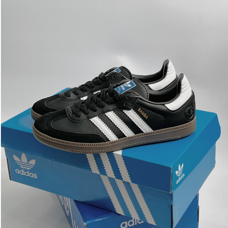 Giày Giày Thể Thao/Giày Sneaker  Samba 'Black White Gum' B75807-Đen  - Phiên Bản OG - Đen