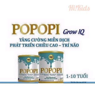 Sữa bột popopi grow iq cho bé 1-10 tuổi