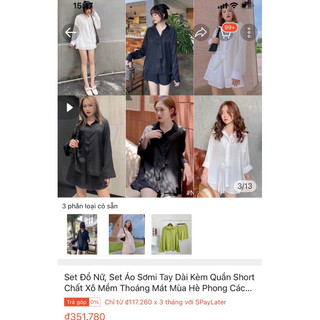 set hoa nhí/ set sơmi
