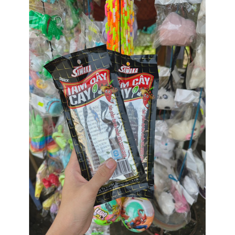 Bimbim, Que cay, Snack Tăm Cây cay