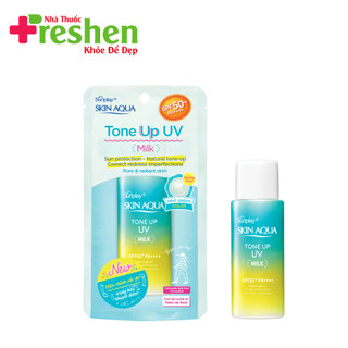 Sữa chống nắng hiệu chỉnh sắc da Mint Green Sunplay Skin Aqua Tone Up UV Milk 50ml