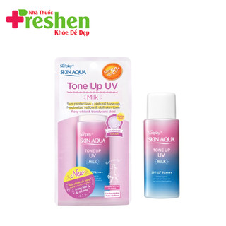 Sữa chống nắng hiệu chỉnh sắc da Sunplay Skin Aqua Tone Up UV Milk SPF50+ PA++++ 50g