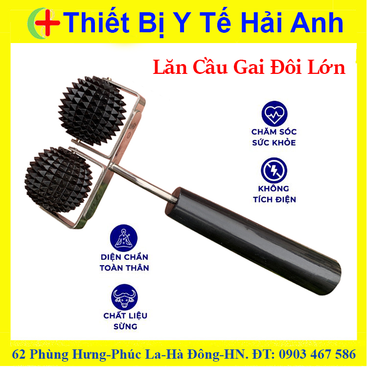 Diện Chẩn Lăn Cầu Gai Đôi Lớn Vinamassage