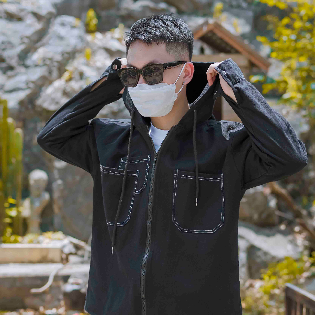 Áo chống nắng nam thoáng mát, chống tia uv, chất vải denim cao cấp cool ngầu UPF50+ Catima