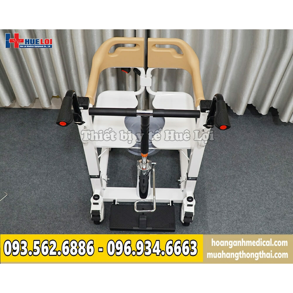 Xe lăn nâng hạ thủy lực cho người già