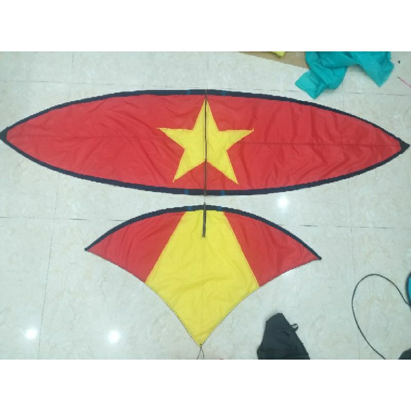 Áo diều 2.5m sao vàng  vải caro