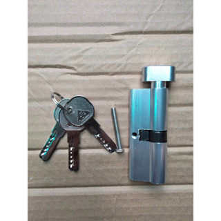 Ổ khoá, lõi khoá cửa nhựa lõi thép dài 8cm, rộng, 3,2cm