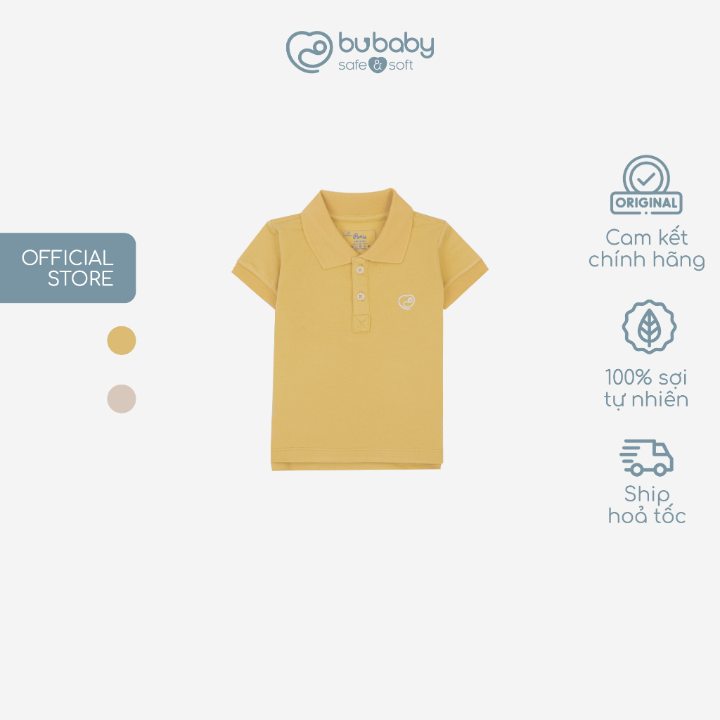 Áo ngắn tay cổ Polo BU Baby cho bé chất liệu sợi tre và bông hữu cơ - Ponie BPN330302 | Quần áo chính hãng