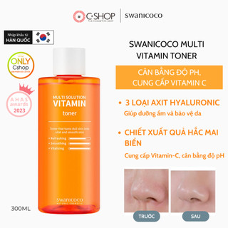 Toner Cân Bằng Độ PH, Cung Cấp Vitamin C Cho Da SWANICOCO MULTI VITAMIN TONER