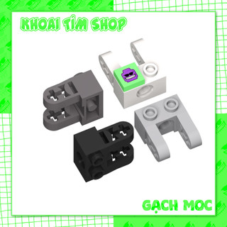 Combo 2 part gạch technic 1x2 có tay nâng kép - phụ kiện gạch moc tương thích 85943