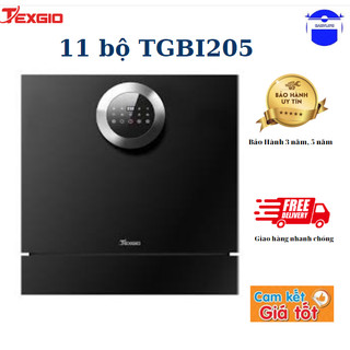Máy rửa bát âm tủ texgio 11 bộ tg-bi205