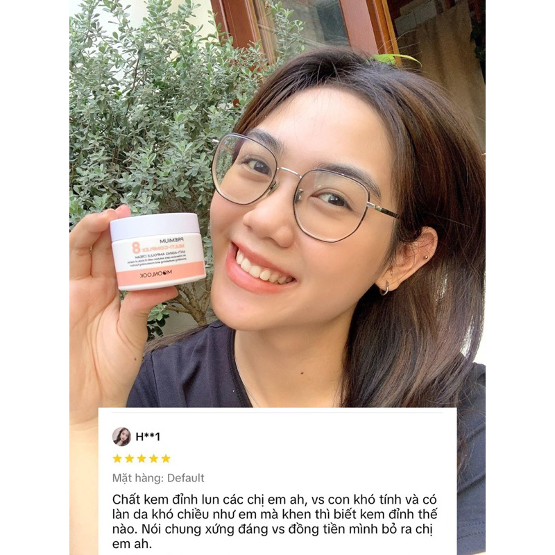 Kem Dưỡng Trắng Da Ban Đêm Moonlook Premium Multi-Complex 8 Anti-Aging Ampoule Cream - 50ml