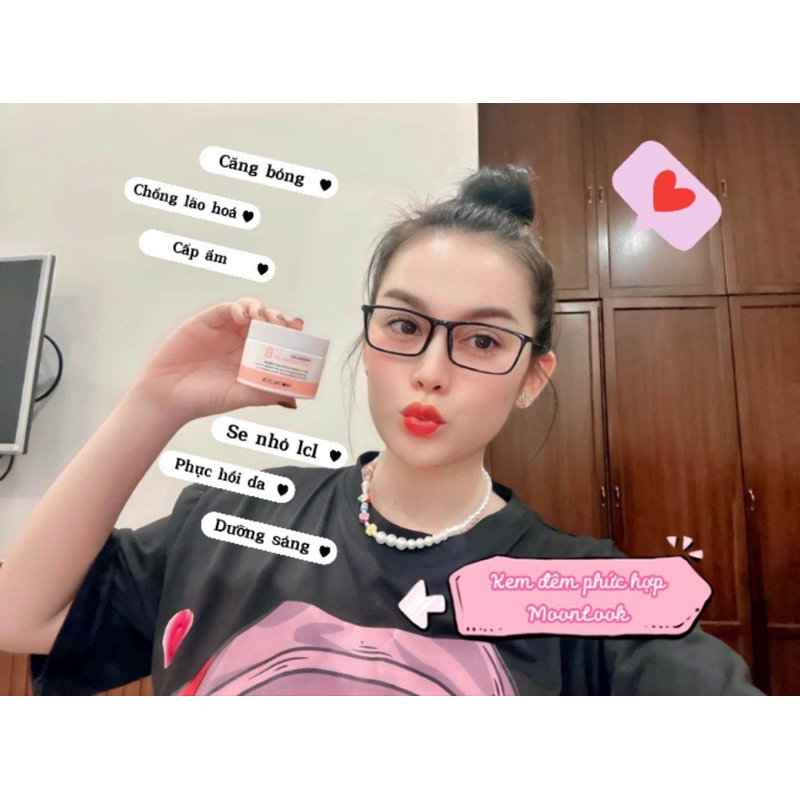 Kem Dưỡng Trắng Da Ban Đêm Moonlook Premium Multi-Complex 8 Anti-Aging Ampoule Cream - 50ml