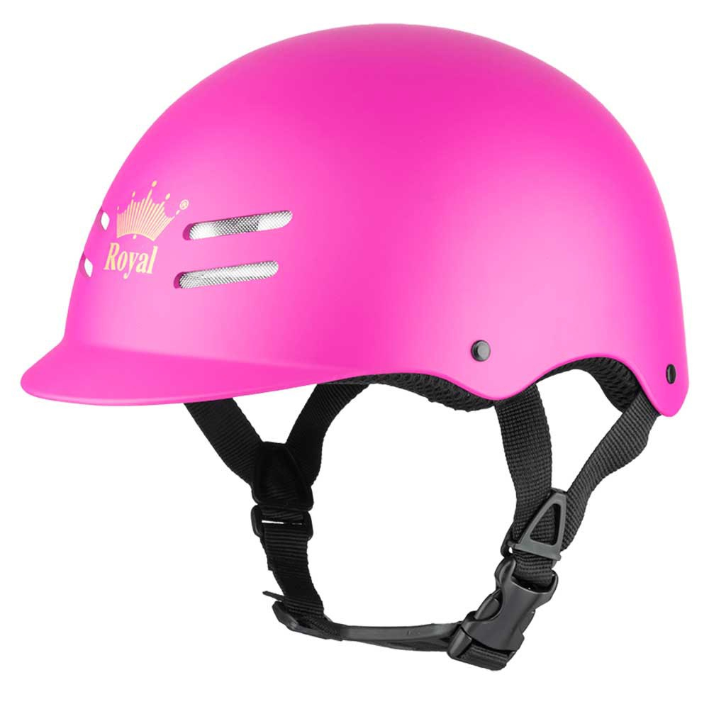 Mũ Bảo Hiểm Nửa Đầu Cao Cấp Siêu Gọn Nhẹ  - Royal M154 Hồng – Vòng đầu 57-59cm – Hàng Chính Hãng – Bảo Hành 12 Tháng.