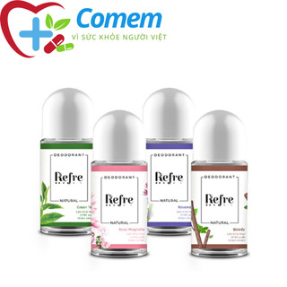Refre Natural - Lăn khử mùi chiết xuất từ thiên nhiên