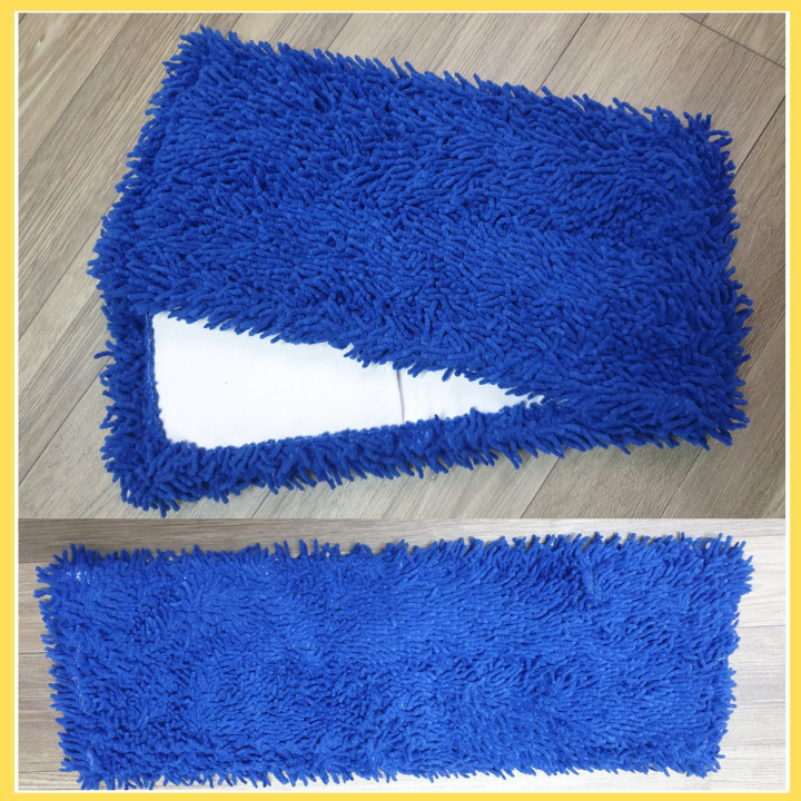 Combo miếng-bông lau nhà-nùi lau bẹ san hô các loại 45-60-80-90cm bông lau nhà công nghiệp thay thế microfiber siêu sach