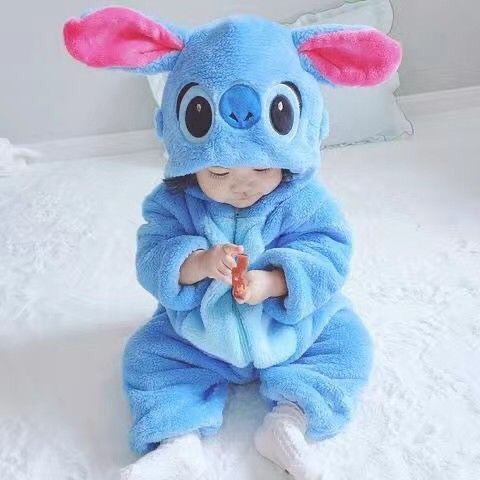 Bộ áo liền quần hình khủng long dễ thương cho bé.