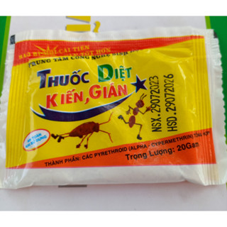 COMBO 10 GOÍ THUÔC DIỆT KIẾN,GIÁN GÓI 20GR