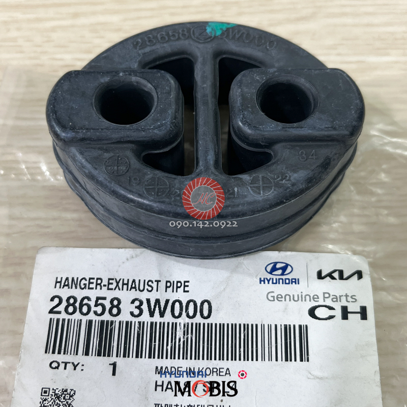 Cao su treo pô / ống xả Hyundai i10 & i20 - Nhập khẩu chính hãng HYUNDAI MOBIS Hàn Quốc