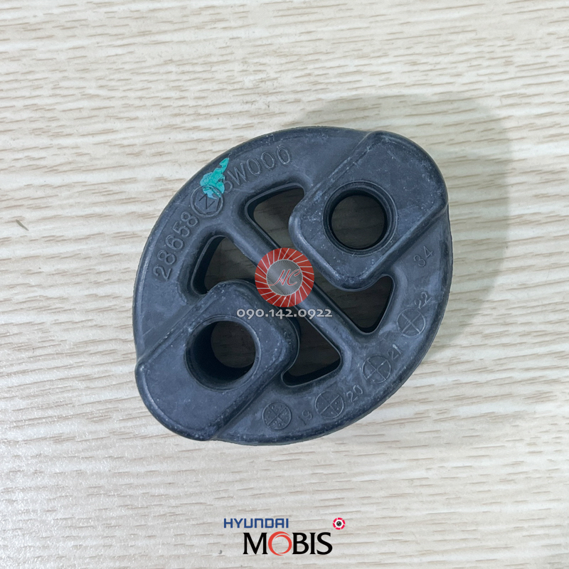 Cao su treo pô / ống xả Hyundai i10 & i20 - Nhập khẩu chính hãng HYUNDAI MOBIS Hàn Quốc