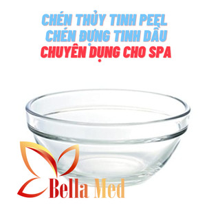 Chén peel, chén đựng tinh dầu bằng thủy tinh kích thước 7,5cm chuyên nghiệp cho spa