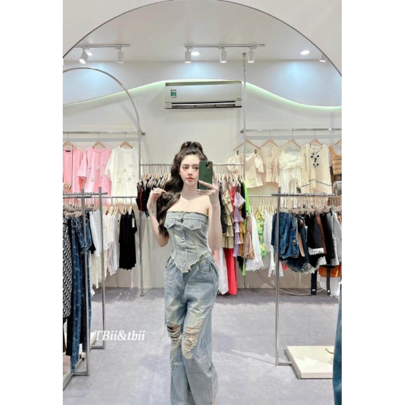 Áo quây bò chun lưng hàng QCL1