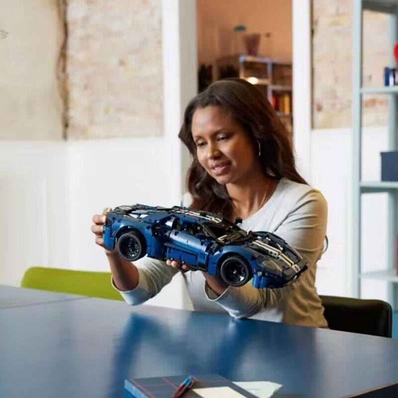 Mô hình lắp ghép Lego siêu xe công nghệ Ford GT tỉ lệ 1:10 1466pcs Đồ chơi lắp ráp xe hơi