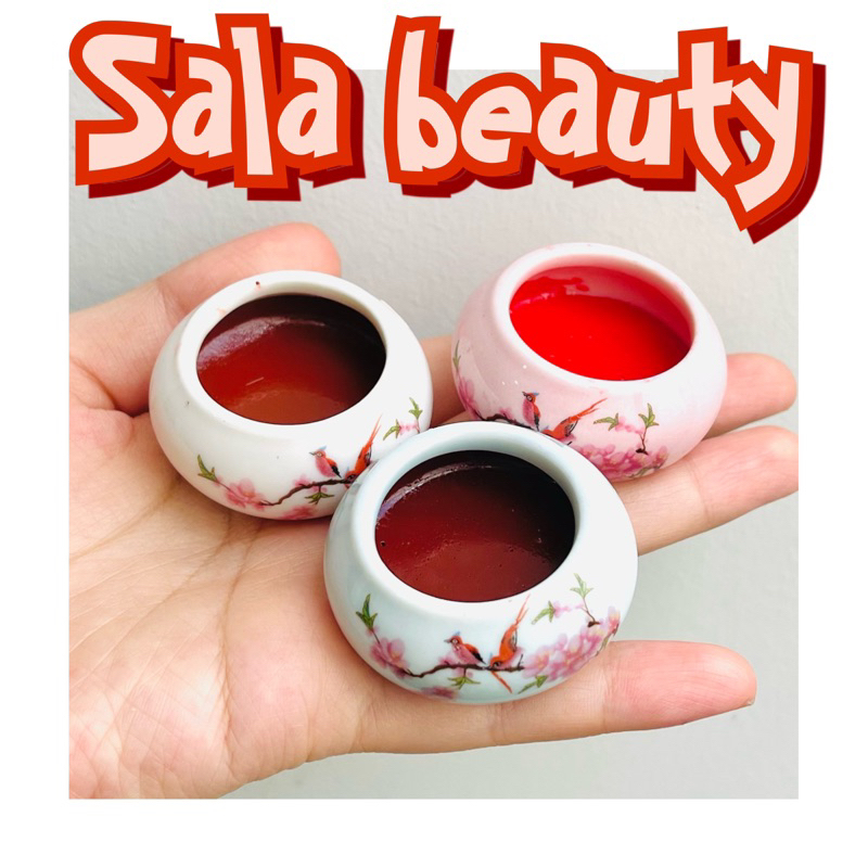 Son dưỡng môi hữu cơ, Son làm mềm và hồng môi dạng lọ 15g SALA BEAUTY