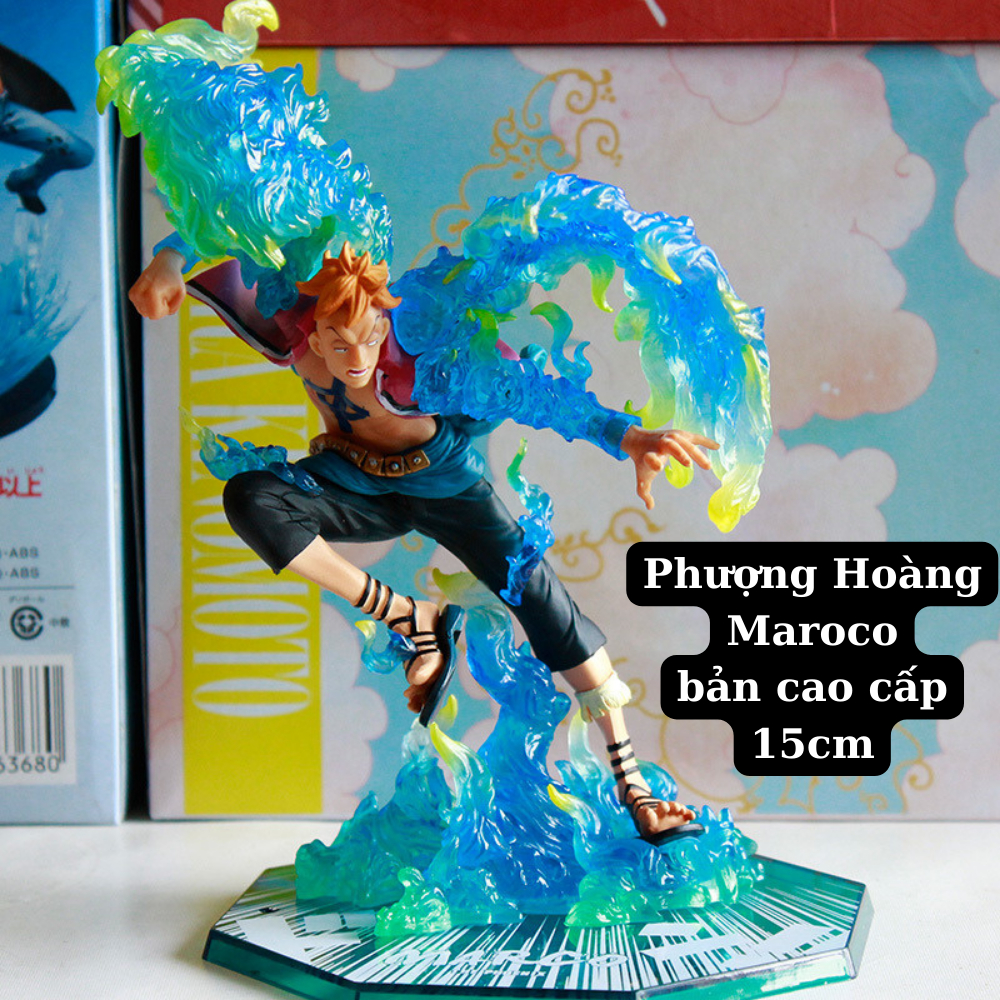Mô Hình Marco Bản Lửa Xanh 15cm Mô hình One Piece Cao Cấp, Figure Mô Hình Anmie One Piece Luffy Vua Hải Tặc