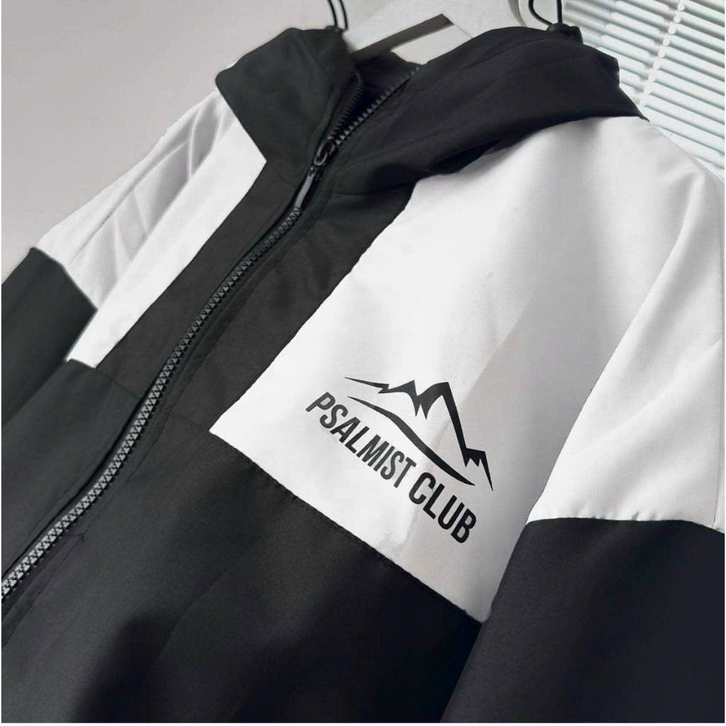 Áo khoác dù Psalmist 2 lớp,Áo khoác gió nam nữ phong cách Unisex dày dặn