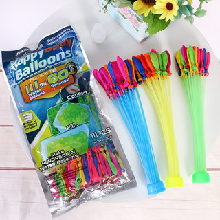  Bộ 111 bong bóng nước chùm HAPPY Baby Balloons loại tốt bóng nước chùm bong bóng nước Fubao Store 