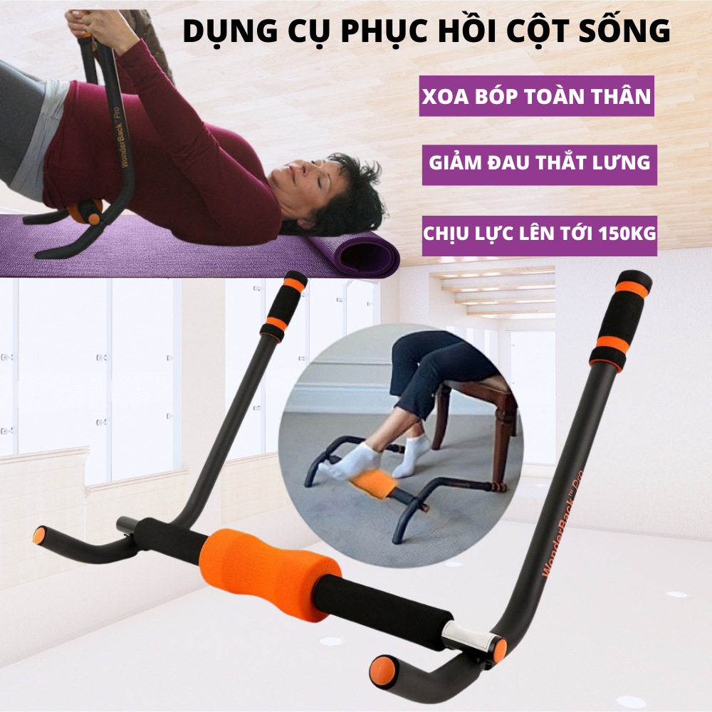 Dụng Cụ Phục Hồi Cột Sống, Gậy Tập Lưng, Vai, Chống Gù, Uốn Thẳng Lưng