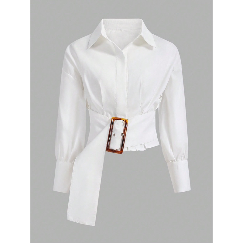 Áo sơ mi kèm đai