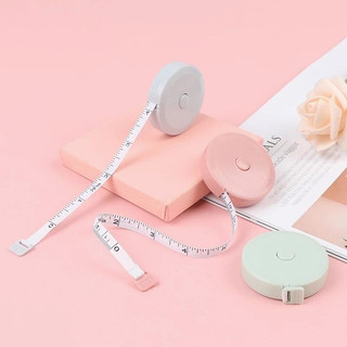 🌴Thước Dây Đo Chiều Cao 1.5m Dạng Cuộn Tròn Mềm Tự Động Có Thể Thu Gọn Cho Bé