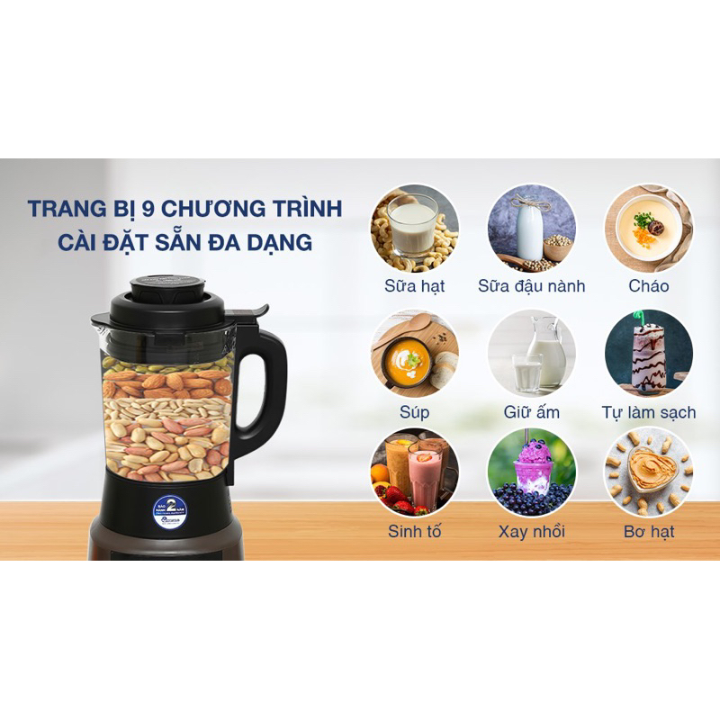 Máy nấu sữa hạt đa năng Blustone BLB-6031