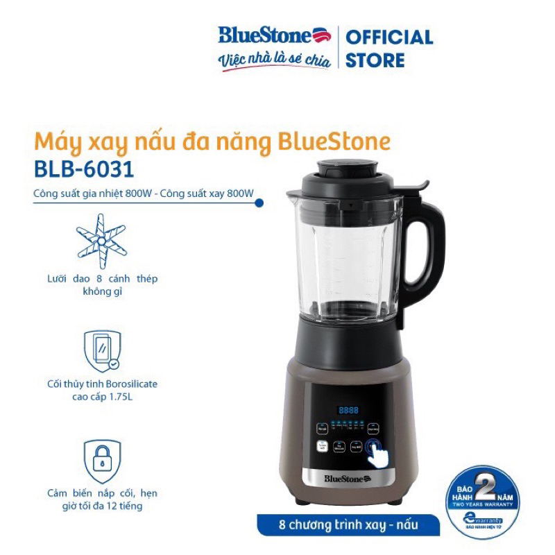 Máy nấu sữa hạt đa năng Blustone BLB-6031