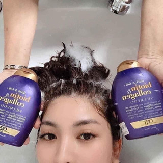 Dầu gội Biotin collagen tím