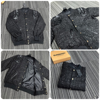 Áo khoác dạ bomber 2 lớp cao cấp_Áo khoác dạ bomber phối viền da siêu đẹp
