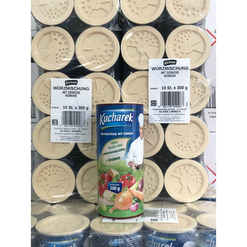 Hạt nêm rau củ Kucharek lon 300g Nhập Khẩu Đức