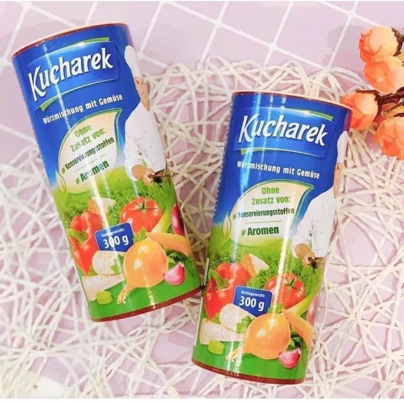 Hạt nêm rau củ Kucharek lon 300g Nhập Khẩu Đức