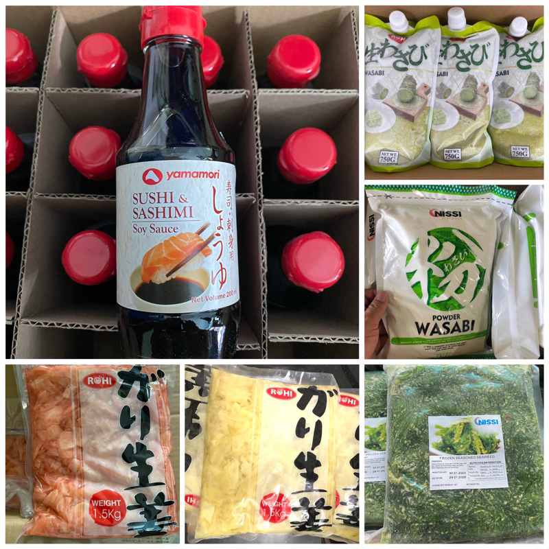 Chiết lẻ gia vị ăn kèm Sushi & Sashimi