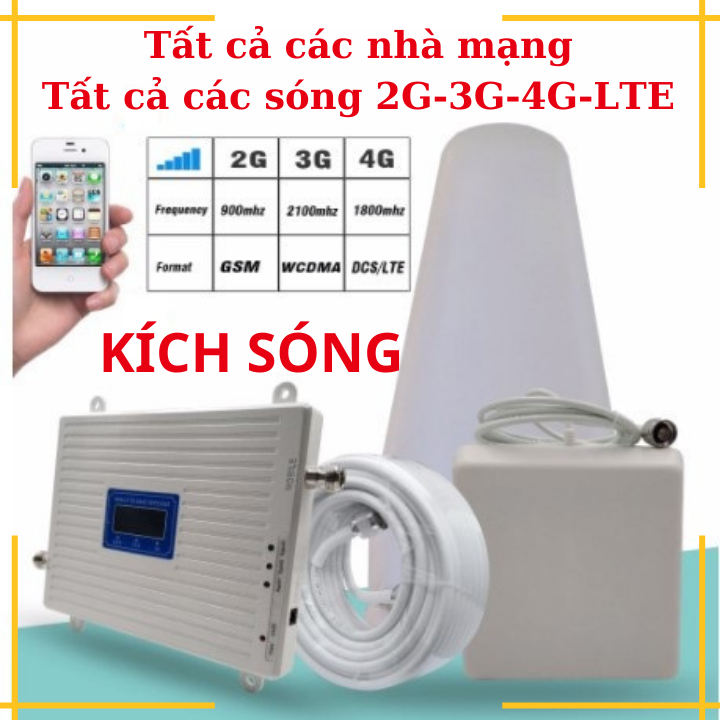 BỘ KÍCH SÓNG CHO 2G-3G,4G CHO TẤT CẢ CÁC NHÀ MẠNG,Thiet bi kich song, ổn định sóng 3G 4G -THIETBIKICHSONG4G | BigBuy360 - bigbuy360.vn