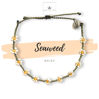 [Whiteline] Vòng tay Daisy Daisy Seaweed -vòng hoa (có size Chân)