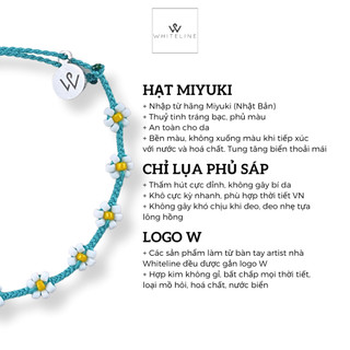 [Whiteline] Vòng tay Daisy Darkfoam (có size Chân)