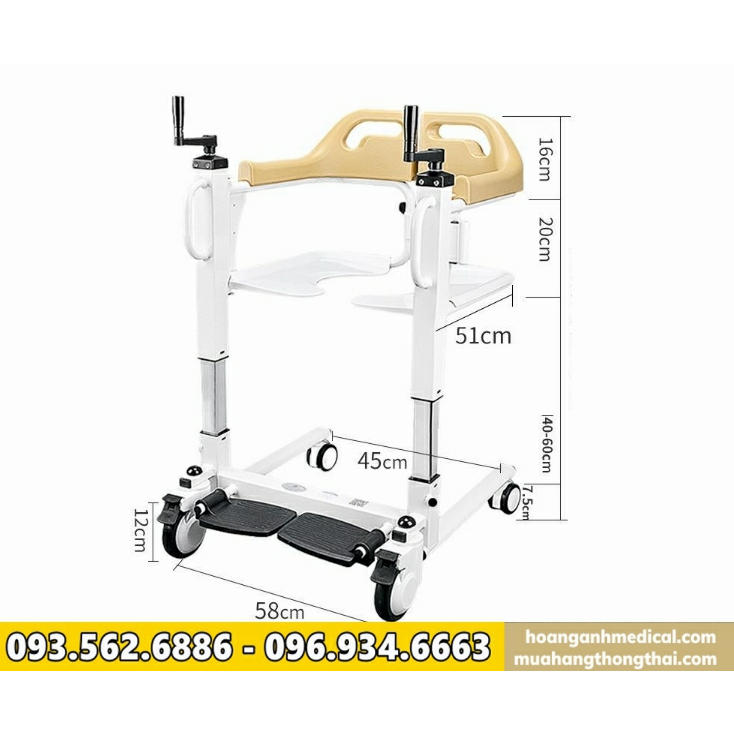 Xe nâng hạ bệnh nhân đa năng cao cấp nhất