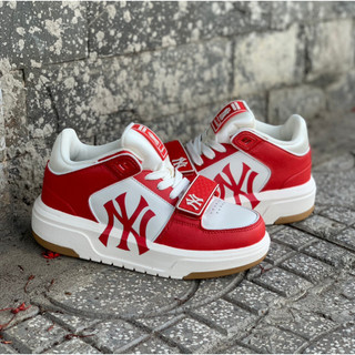 - giày mlb chunky liner mid đỏ trắng