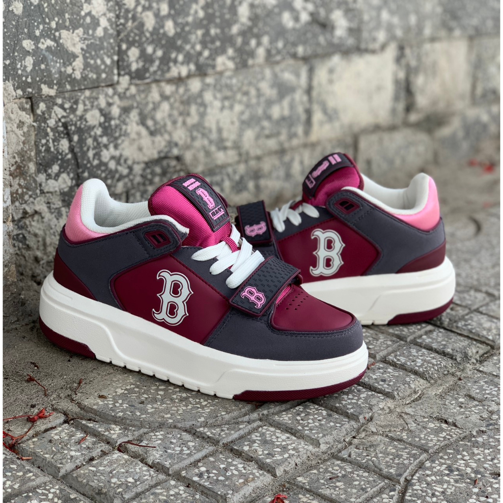 [ 2M Sneaker ] - GIÀY MLB CHUNKY LINER MID TÍM XÁM